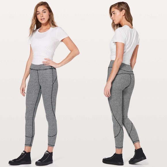 lululemon athletica Pants - Lululemon In Movement 7/8 Tight Monochromatic Black